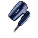 Conair 124AC Travel Dryer with Folding Handle, Gray