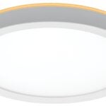 ETI LowPro Series 56568114 Ceiling Light with Nightlight, 120 V, 12 W, Integrated LED Lamp, 800 Lumens, White Fixture