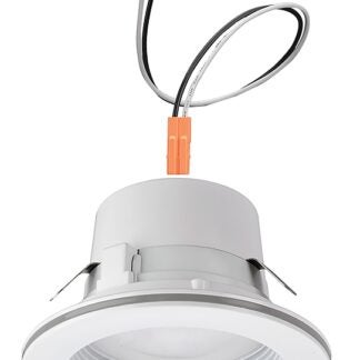 ETI Color Preference Series 53805102 Downlight with Night Light Trim, 10.5 W, 120 VAC, LED Lamp