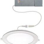 ETI DLLP-NL Series 53829102 Downlight with Nightlight, 22.06 W, 120 V, LED Lamp, Aluminum