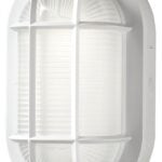 ETI MB Series 504071020 Oval Marine Bulkhead Light, 120/277 V, 6.9 W, LED Lamp, 135.4 to 180 deg Beam, 870 Lumens