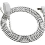 PowerZone ORFC926609 Extension Cord, 16 AWG Cable, 9 ft L, Gray