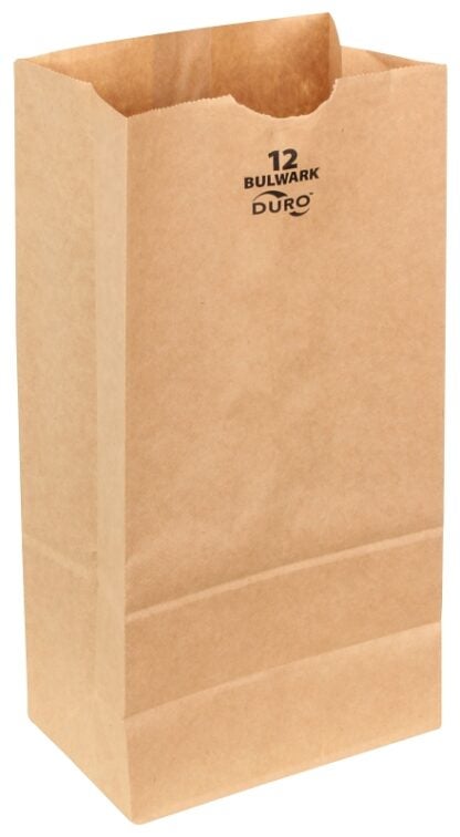 Duro Bag 71012 Heavy-Duty SOS Bag, 4-1/2 in W, 7-1/16 in L, Virgin Paper, Kraft