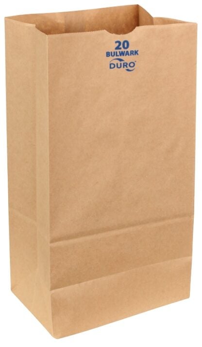 Duro Bag 71020 Heavy-Duty SOS Bag, 5-5/16 in W, 8-1/4 in L, Virgin Paper, Kraft