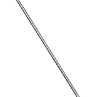 Stanley Hardware N179-481 Threaded Rod, #10-24 Thread, 36 in L, A Grade, Steel, Zinc, UNC Thread