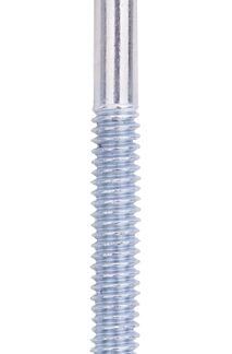 ProSource LR272 Eye Bolt, 6.4 mm Thread, Machine Thread, 2-3/8 in L Thread, 1 in Dia Eye, 146 lb Working Load, Steel Sells in Quantity of 20