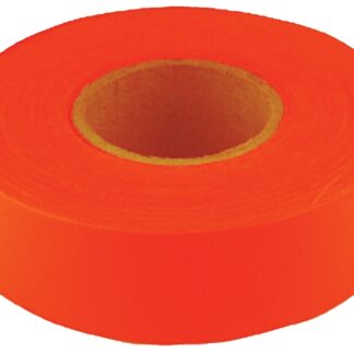 CH Hanson 17000 Flagging Tape, 150 ft L, 1-3/16 in W, Fluorescent Orange, PVC