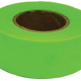 CH Hanson 17001 Flagging Tape, 150 ft L, 1-3/16 in W, Fluorescent Lime, PVC