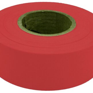 CH Hanson 17021 Flagging Tape, 300 ft L, 1-3/16 in W, Red, Polyethylene