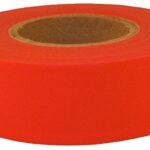 CH Hanson Sub-Zero Series 17010 Flagging Tape, 150 ft L, 1-3/16 in W, Fluorescent Red, PVC