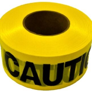 CH Hanson 16009 Barricade Safety Tape, 1000 ft L, 3 in W, Yellow, Polyethylene