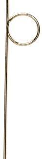 Hy-Ko 40640 Sign Stake, Pigtail, Metal, For: Up to 15 x 19 in Sign Sells in Quantity of 12