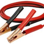 ProSource 101211 Booster Cable, 10 AWG Wire, 4-Conductor, Clamp, Clamp, Stranded, Yellow/Black Sheath