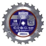 Vulcan 409031OR Circular Saw Blade, 5-1/2 in Dia, 3/8 in Arbor