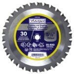 Vulcan 409041OR Circular Saw Blade, 5-1/2 in Dia, 3/8 in Arbor