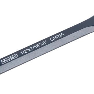 Vulcan JL-CSL004 Cold Chisel, 1/2 in Tip, 6 in OAL, Chrome Alloy Steel Blade, Hex Shank Handle