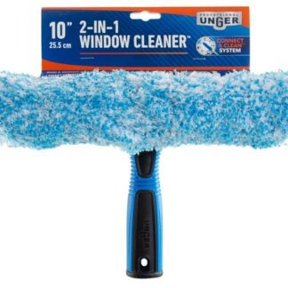 Unger Professional 981620 2-In-1 Window Cleaner, 10 in L Head, Plastic Head, 3.54 in L