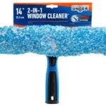 Unger Professional 981640 2-In-1 Window Cleaner, 14 in L Head, Plastic Head, 11.81 in L