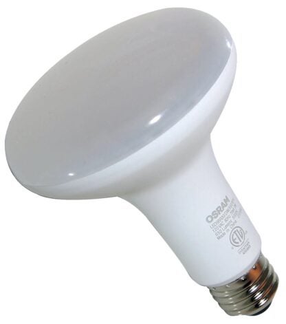 Sylvania 73956 LED Bulb, Flood/Spotlight, BR30 Lamp, 65 W Equivalent, E26 Lamp Base, Dimmable, Bright White Light