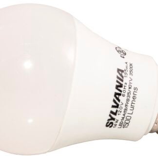 Sylvania 78102 LED Bulb, General Purpose, A19 Lamp, 100 W Equivalent, E26 Lamp Base, Frosted, Bright White Light