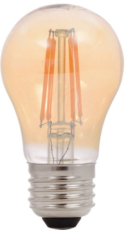 Sylvania 75343 Ultra Vintage LED Lamp, Decorative, A15 Lamp, 40 W Equivalent, E26 Lamp Base, Dimmable, Warm White Light