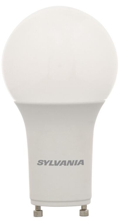 Sylvania 74322 LED Bulb, General Purpose, A19 Lamp, 60 W Equivalent, GU24 Lamp Base, Frosted, 2700 K Color Temp