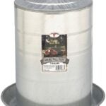 Little Giant 9833 Poultry Fount, 3 gal Capacity, Galvanized Steel, Floor, Ground Mounting Sells in Quantity of 2