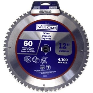 Vulcan 391281OR Circular Saw Blade, 12 in Dia, 1 in Arbor