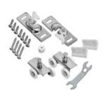 Renin PD113P Pocket Door Hardware Kit, Metal, For: 1-3/5 to 1-3/4 in Doors