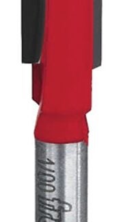 Freud 04-124 Router Bit, 3/8 in Dia Cutter, 2-1/2 in OAL, 1/4 in Dia Shank, 2-Cutter, Carbide