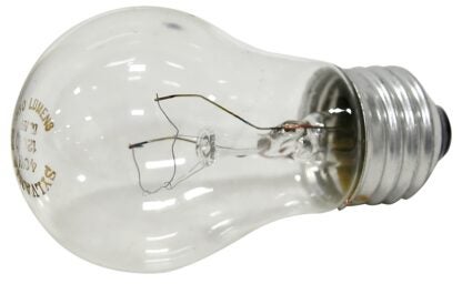 Sylvania DOUBLE LIFE Series 10061 Incandescent Bulb, 40 W, A15 Lamp, Medium Lamp Base, 350 Lumens, 2000 hr Average Life