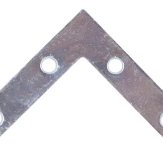 ProSource FC-Z025-01-3L Corner Brace, 2-1/2 in L, 2-1/2 in W, 1.5 mm Thick, Steel, Silver, Zinc Sells in Quantity of 20