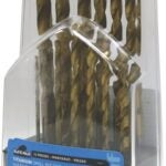 Tuf-E-Nuf 09013 Drill Bit Set, 13-Piece, HSS, TiN-Coated