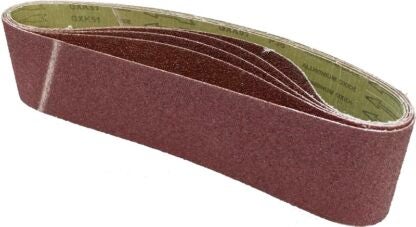 Task 43636 Sanding Belt, 4 in W, 36 in L, 36 Grit, Aluminum Oxide Abrasive Sells in Quantity of 5