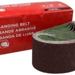 Task 31850 Sanding Belt, 3 in W, 18 in L, 50 Grit, Aluminum Oxide Abrasive Sells in Quantity of 10