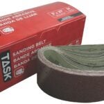 Task 32150 Sanding Belt, 3 in W, 21 in L, 50 Grit, Aluminum Oxide Abrasive Sells in Quantity of 10