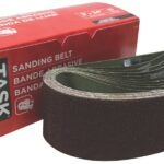 Task 32450 Sanding Belt, 3 in W, 24 in L, 50 Grit, Aluminum Oxide Abrasive Sells in Quantity of 10