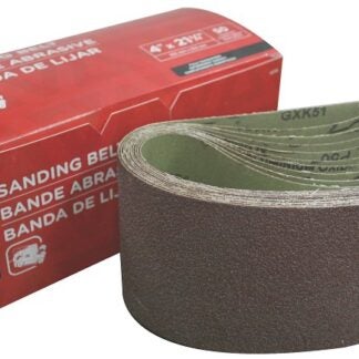 Task 42150 Sanding Belt, 4 in W, 21-3/4 in L, 50 Grit, Aluminum Oxide Abrasive Sells in Quantity of 10