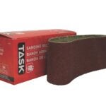 Task 42436 Sanding Belt, 4 in W, 24 in L, 36 Grit, Aluminum Oxide Abrasive Sells in Quantity of 5