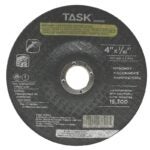 Task 36406B Depressed Center Wheel, 4 in Dia, 1/16 in Thick, 5/8 in Arbor