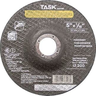 Task 36506B Cut-Off Wheel, 5 in Dia, 1/16 in Thick, 7/8 in Arbor