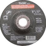 Task 32504B Cutting Wheel, 5 in Dia, 1/4 in Thick, 7/8 in Arbor