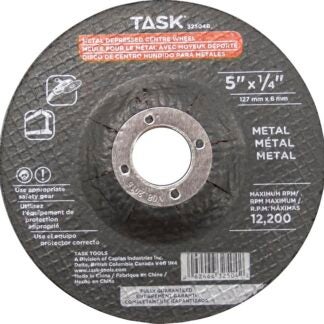 Task 32504B Cutting Wheel, 5 in Dia, 1/4 in Thick, 7/8 in Arbor