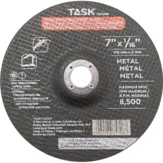 Task 35706B Cutting Wheel, 7 in Dia, 1/16 in Thick, 7/8 in Arbor