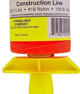 Stringliner 25459 Line Reel, 500 ft L Line, Fluorescent Orange Line