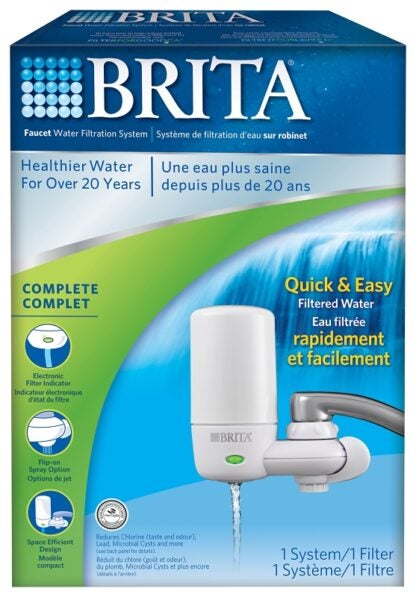 Brita 42201 Water Filter, 100 gal Capacity, White