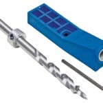 Kreg MKJKIT Pocket Hole Jig Kit, 1-Guide Hole, Nylon, For: 1/2 to 1-1/2 in Thick Materials