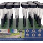 Boston Harbor 24187 Stake Light, Ni-MH Battery, AAA Battery, 1-Lamp, LED Lamp, Plastic and Metal Fixture, Black Sells in Quantity of 24