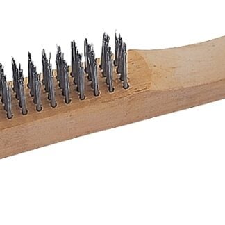 ProSource TGE-WB416 Wire Brush with Scraper, 1-3/4 in L Trim, Zinc Bristle, 3/4 in W Brush, 10-1/4 in OAL