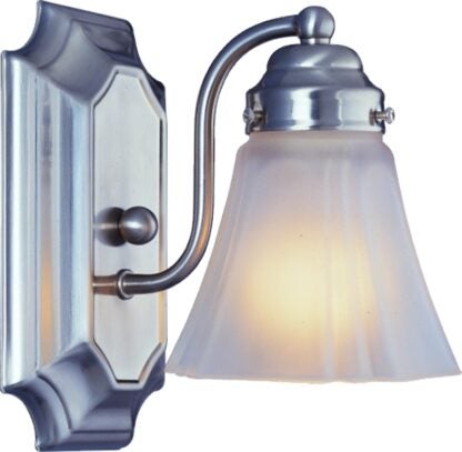 Boston Harbor RF-V-041-BN-3L Vanity Light Fixture, 60 W, 1-Lamp, A19 or CFL Lamp, Steel Fixture, Brushed Nickel Fixture